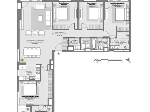 Sale, five bedroom apartment, 157m², Beograd Na Vodi, Beograd - image 11