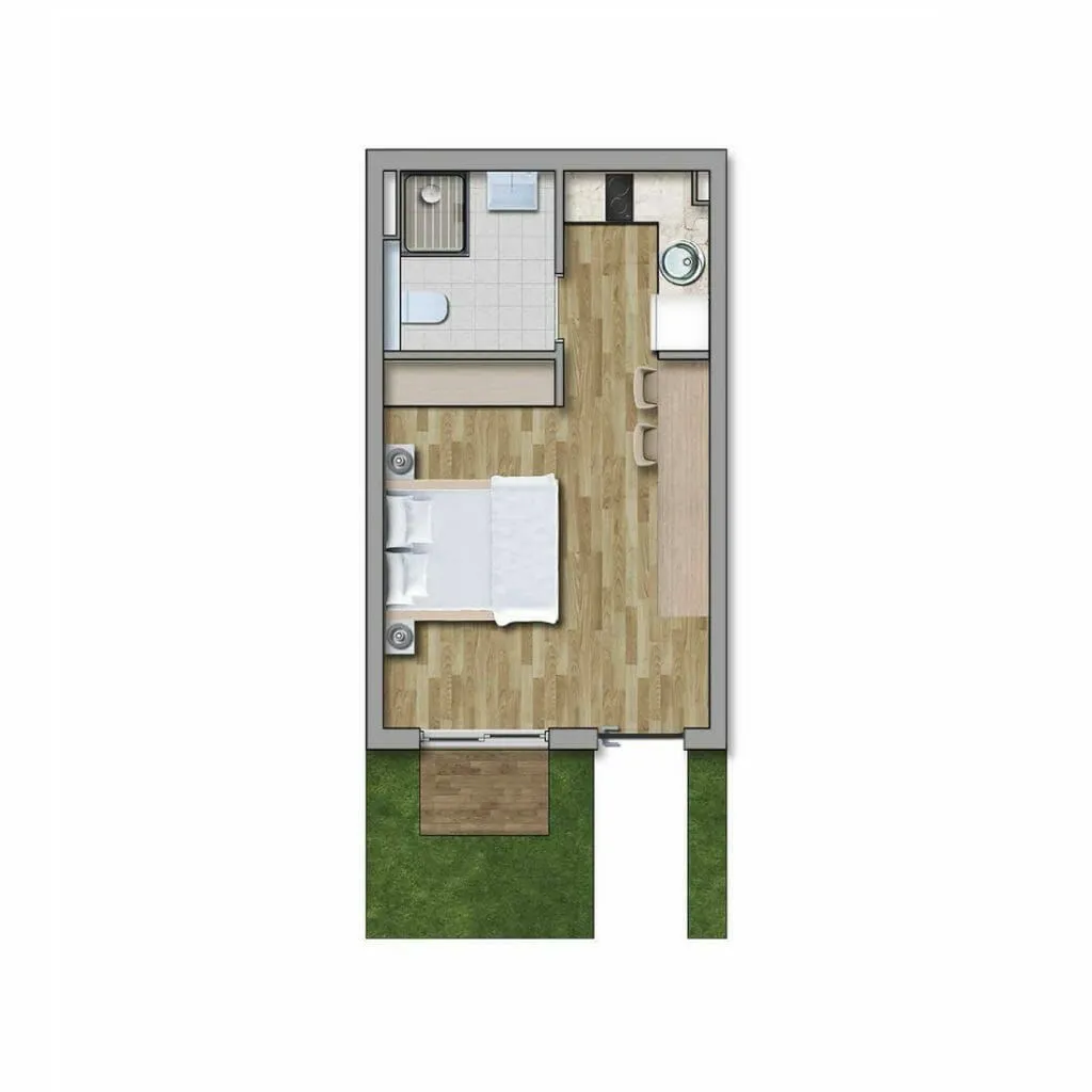 Prodaja, stan, 26m², Kavač, Kotor