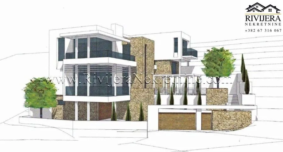 Sale, land lot, 570m², Morinj, Kotor