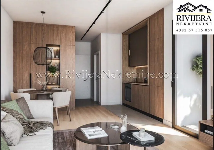 Prodaja, jednosoban stan, 48m², Radanovići, Kotor