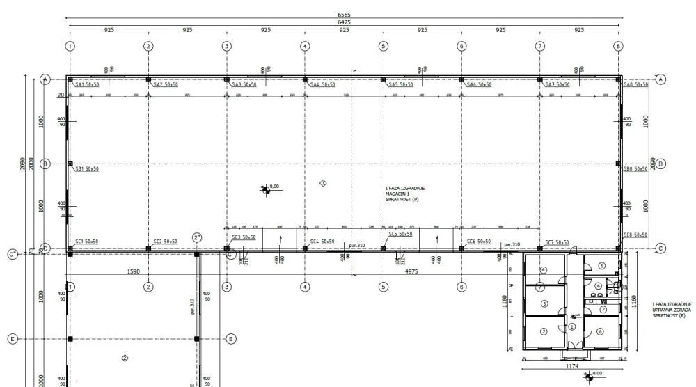 Rent, office space, 2962m², Pantelej, Niš