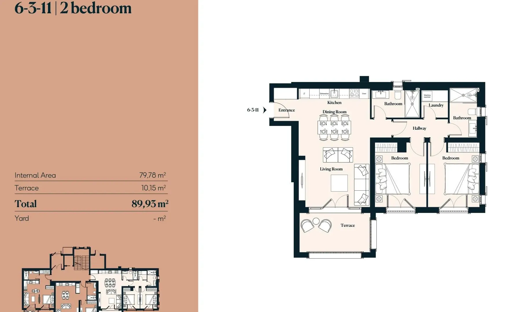 Sale, apartment, 89m², Tivat, Crna Gora