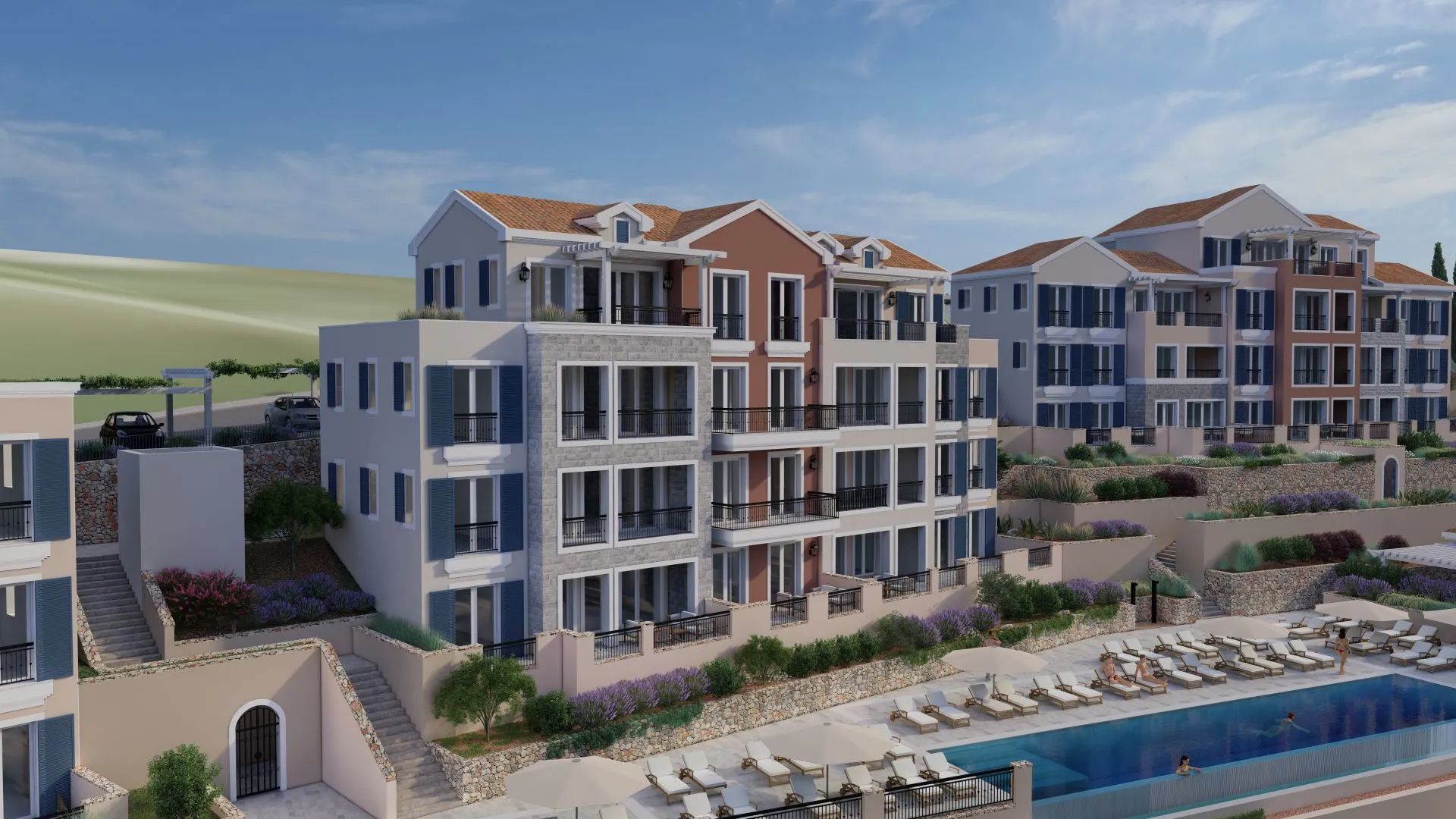 Sale, apartment, 66m², Tivat, Crna Gora
