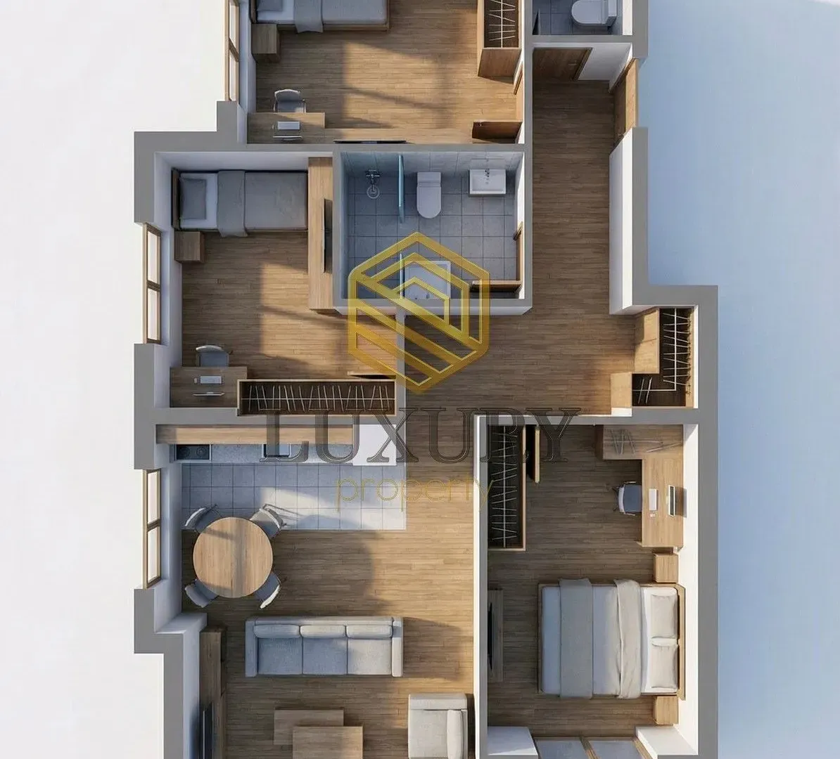 Prodaja, trosoban stan, 79m², Gornja Gorica, Podgorica