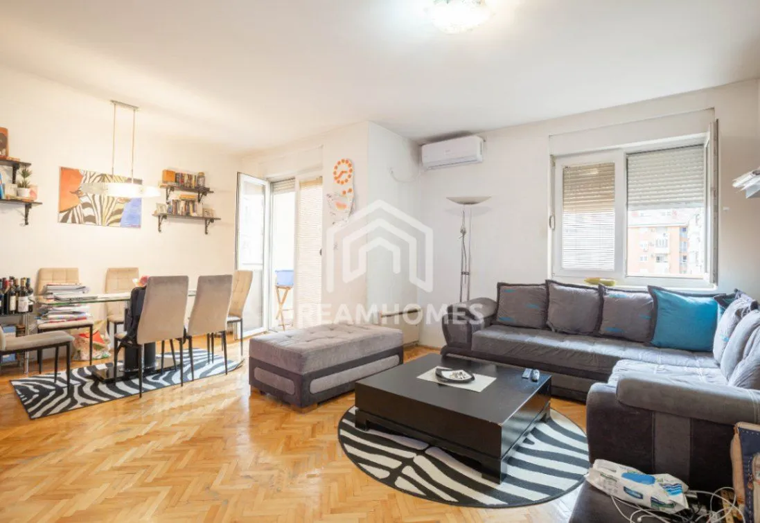 Prodaja, jednosoban stan, 57m², Stari Aerodrom, Podgorica