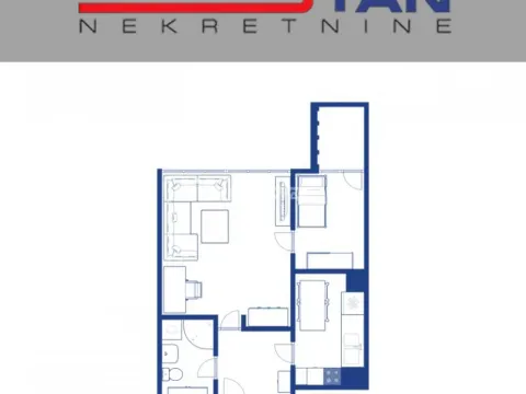Sale, one bedroom apartment, 41m², Zvezdara Sve Podlokacije, Beograd - image 7