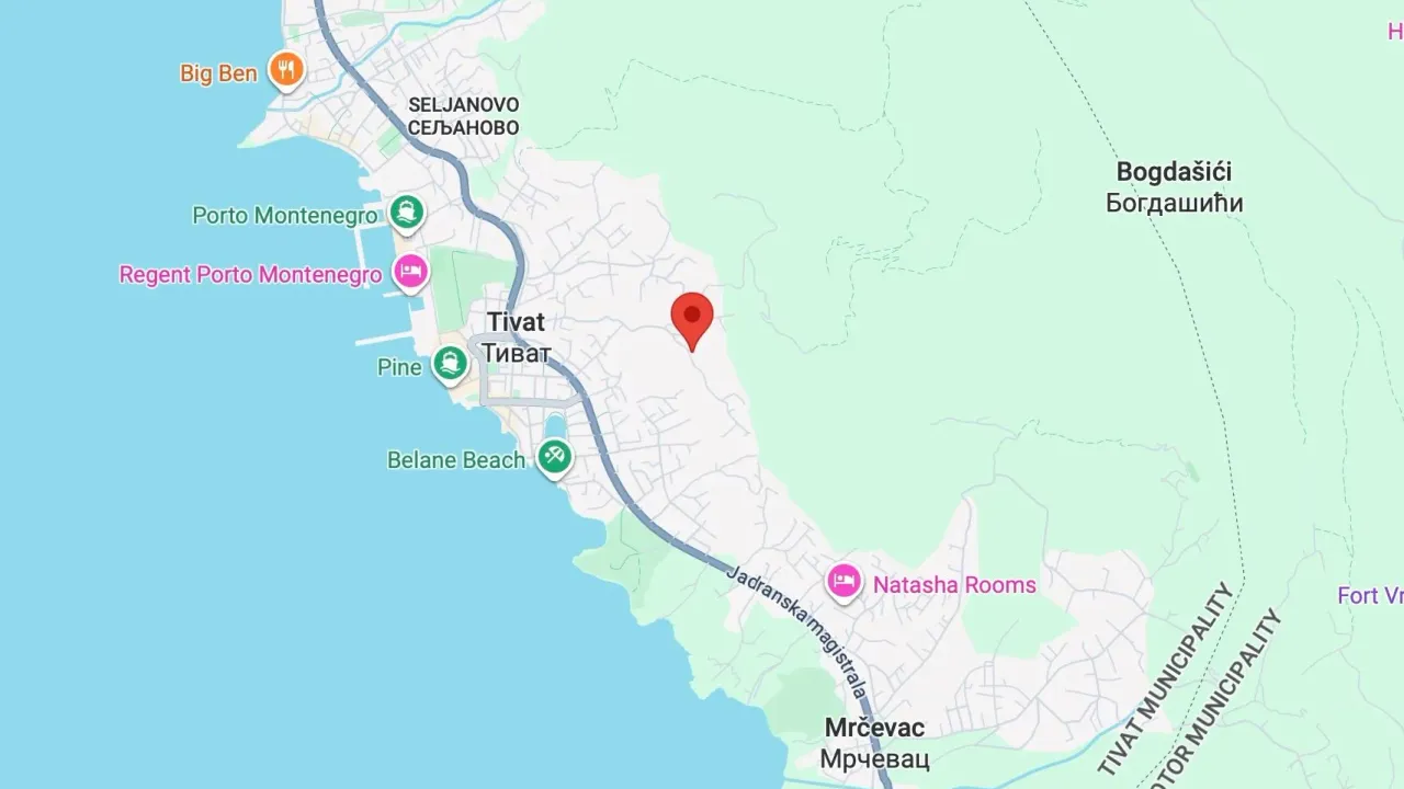 Sale, land lot, 730m², Tivat, Crna Gora