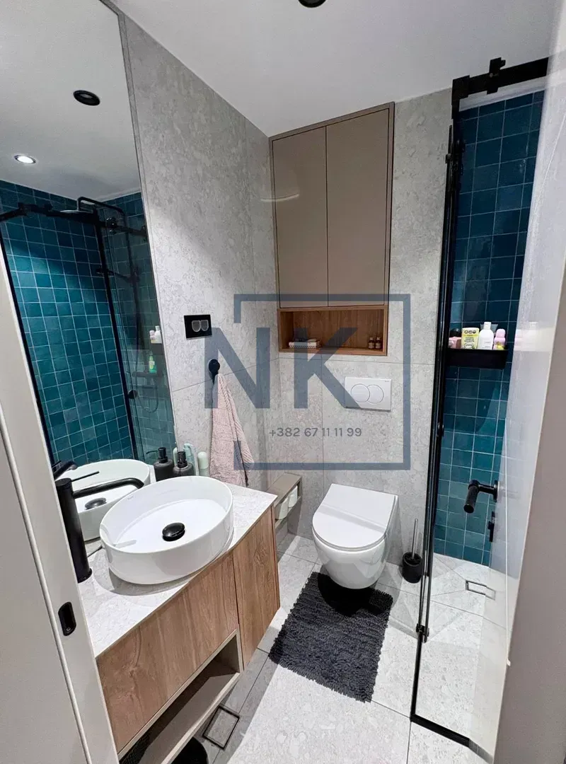 Rent, one bedroom apartment, 43m², Preko Morače, Podgorica