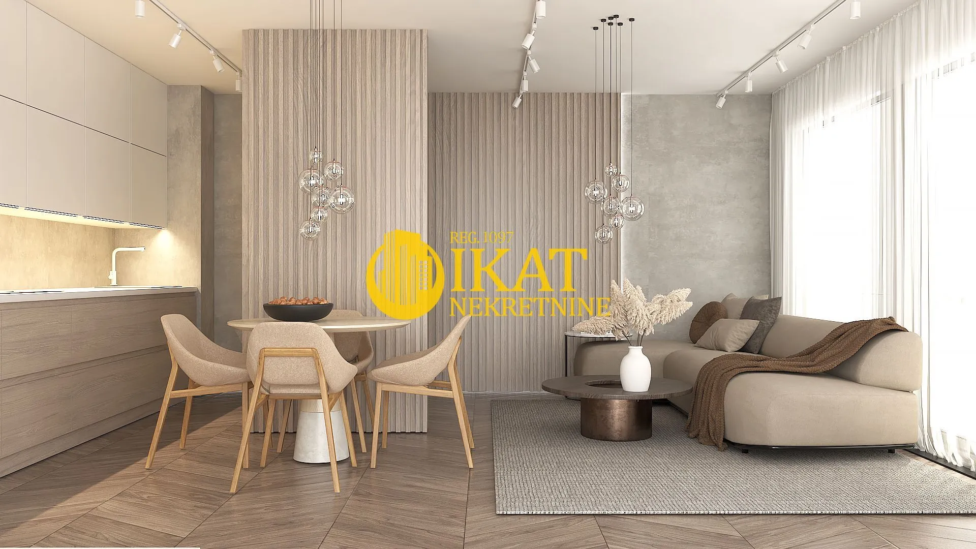 Sale, one bedroom apartment, 47m², Banovo Brdo, Beograd