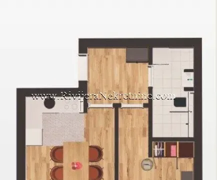 Prodaja, jednosoban stan, 52m², Kava, Tivat - image 7