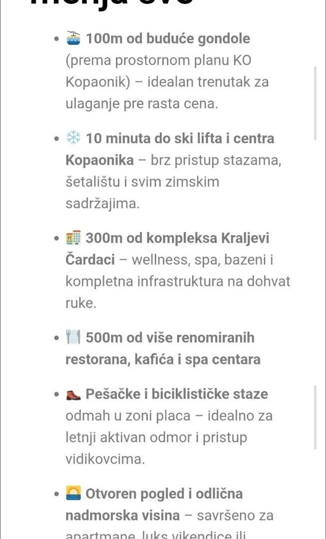 Prodaja, plac, 5000m², Kraljevi Čardaci, Kopaonik