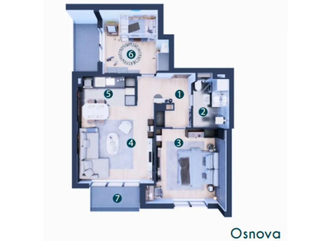 Sale, three bedroom apartment, 67m², Altina, Beograd