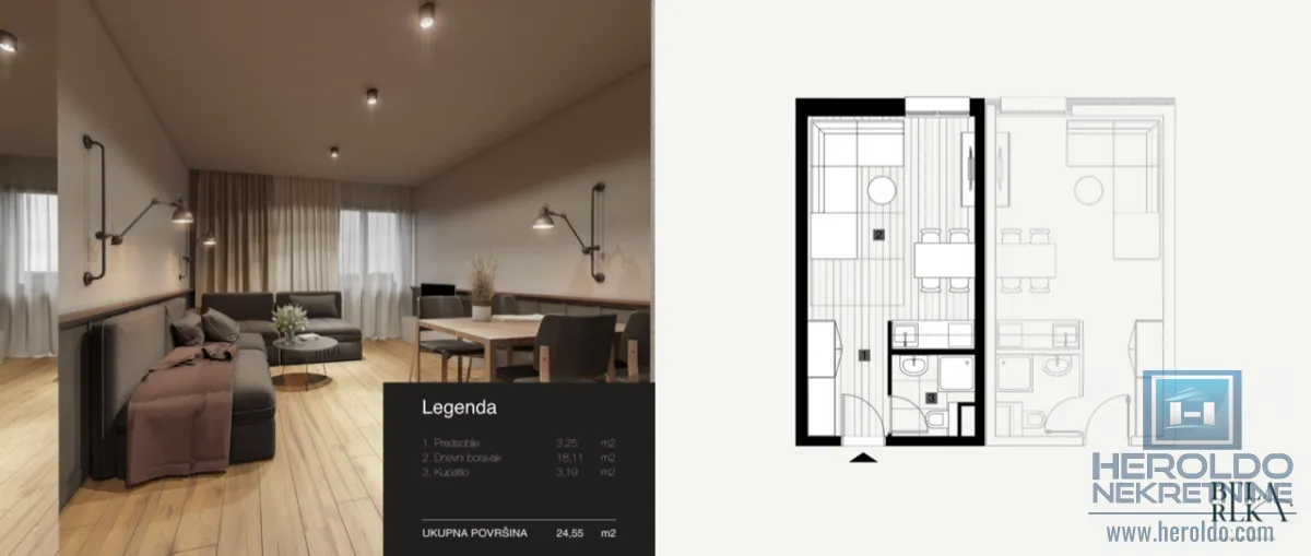 Prodaja, jednosoban stan, 24m², Brzeće, Kopaonik
