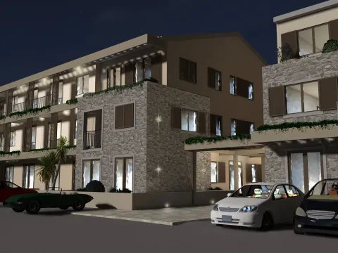 Sale, one bedroom apartment, 45m², Radanovići, Kotor