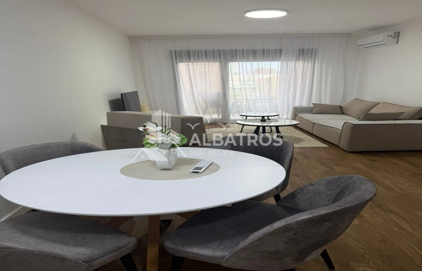Rent, one bedroom apartment, 51m², Ilino, Bar