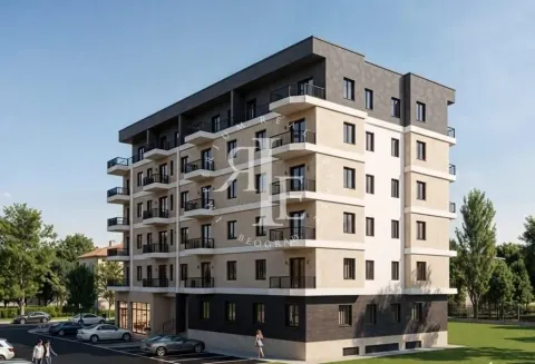 Spoljašnji izgled moderne stambene zgrade sa terasama i parkingom. - image 7