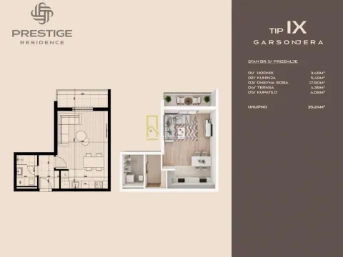 Prodaja, garsonjera, 35m², Zabjelo, Podgorica - image 7