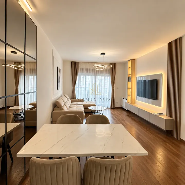 Izdavanje, dvosoban stan, 72m², Master Kvart, Podgorica