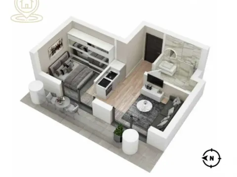 Prodaja, dvosoban stan, 36m², Lekino Brdo, Voždovac Sve Podlokacije - image 3