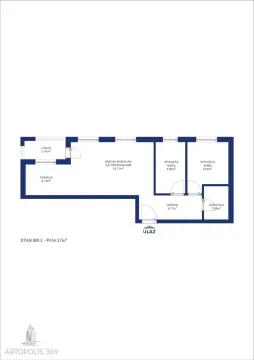 Prodaja, dvosoban stan, 54m², Ledine, Beograd - image 7