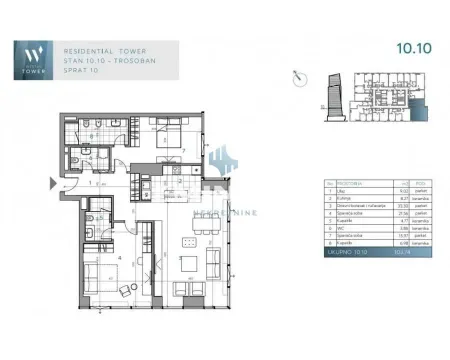 Prodaja, trosoban stan, 105m², Novi Beograd Blok 65, Novi Beograd Sve Podlokacije - image 21