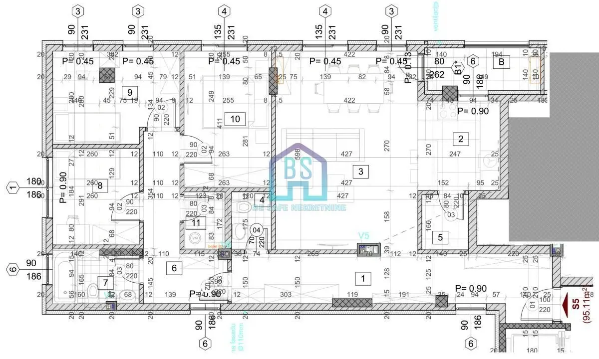 Prodaja, četvorosoban stan, 97m², Grbavica, Novi Sad Sve Podlokacije