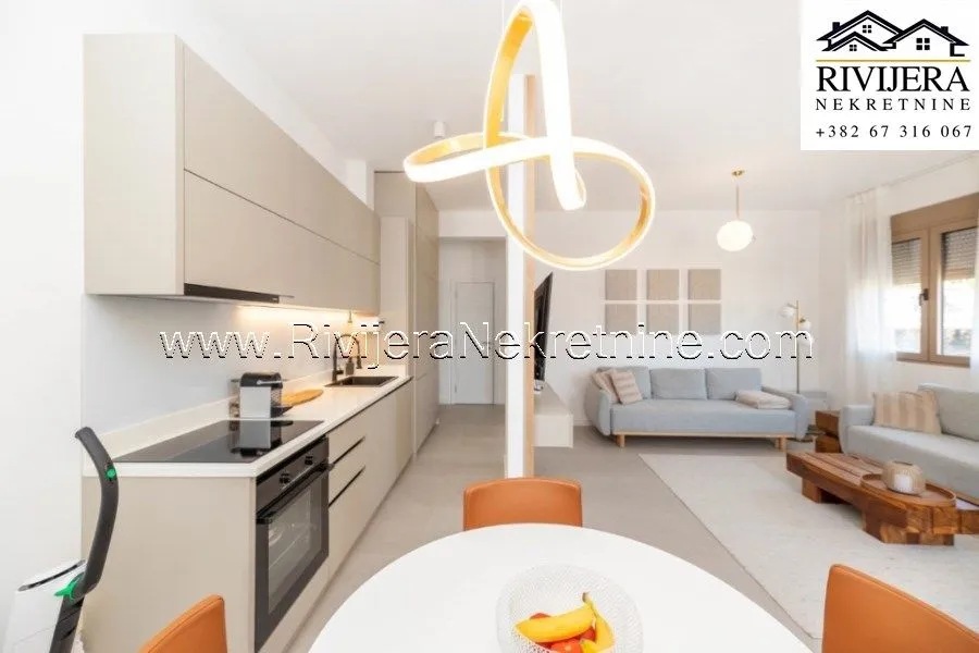 Prodaja, jednosoban stan, 51m², Baošići, Herceg Novi