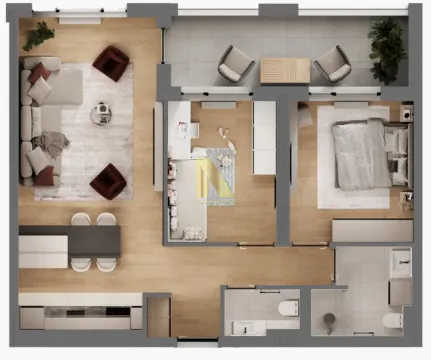 Prodaja, trosoban stan, 69m², Telep, Novi Sad Sve Podlokacije - image 2