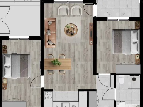 Prodaja, dvosoban stan, 59m², Bjeliši, Bar - image 7