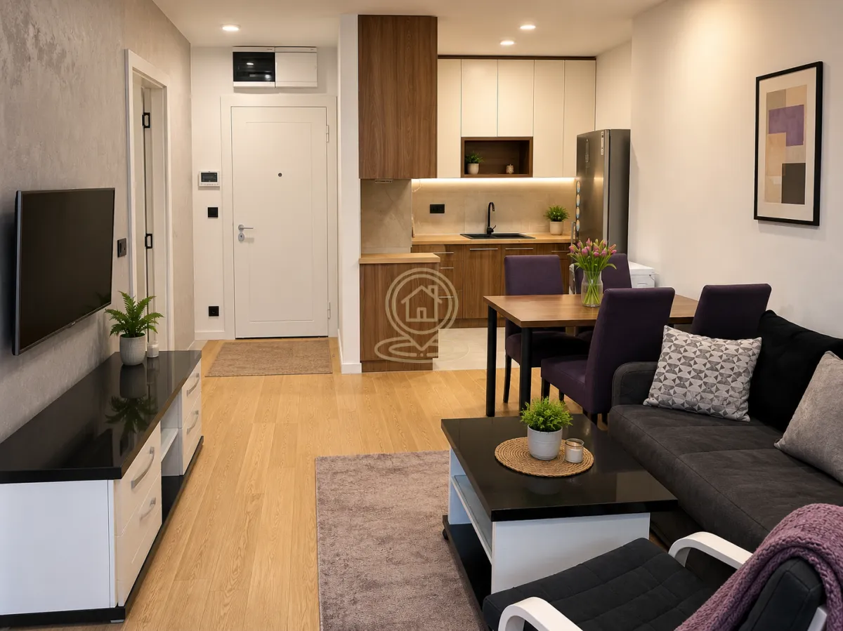 Rent, two bedroom apartment, 47m², Vračar Sve Podlokacije, Beograd