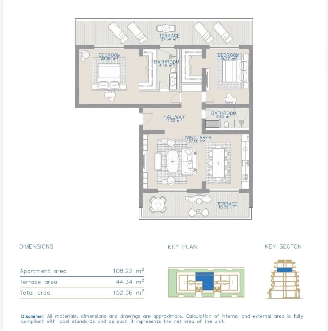 Prodaja, dvosoban stan, 153m², Ulcinj, Crna Gora