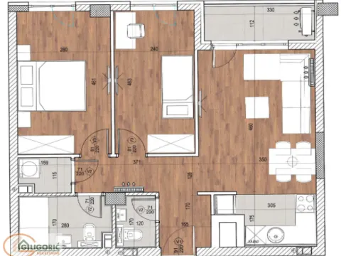 Sale, three bedroom apartment, 69m², Tošin bunar, Novi Beograd Sve Podlokacije