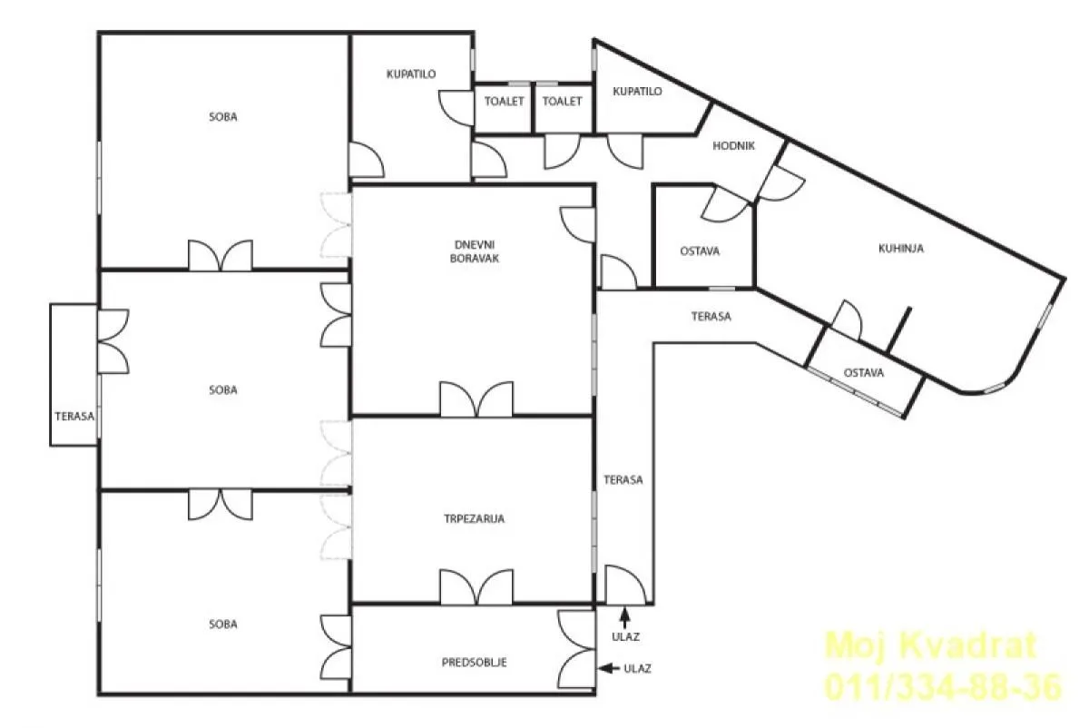 Prodaja, stan, 182m², Vračar Centar, Vračar Sve Podlokacije