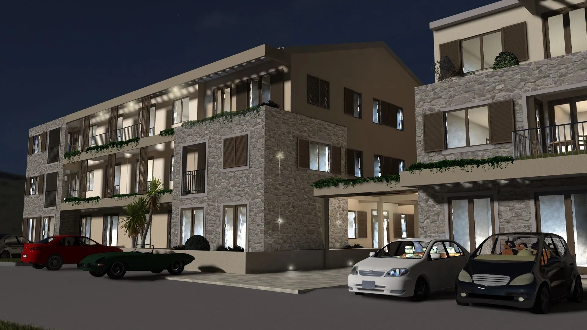 Prodaja, jednosoban stan, 37m², Radanovići, Kotor