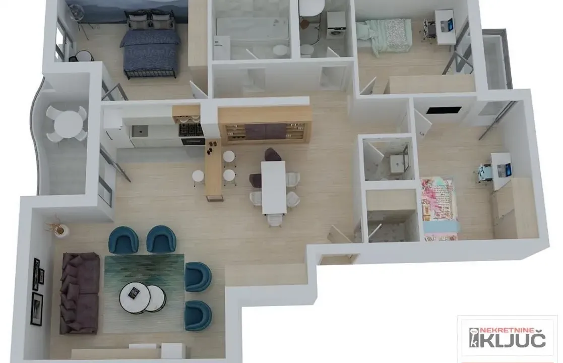 Prodaja, četvorosoban stan, 123m², Spens, Novi Sad Sve Podlokacije