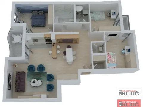 Sale, four bedroom apartment, 123m², Spens, Novi Sad Sve Podlokacije