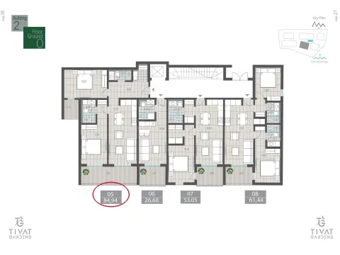 Sale, two bedroom apartment, 85m², Centar, Tivat - image 7