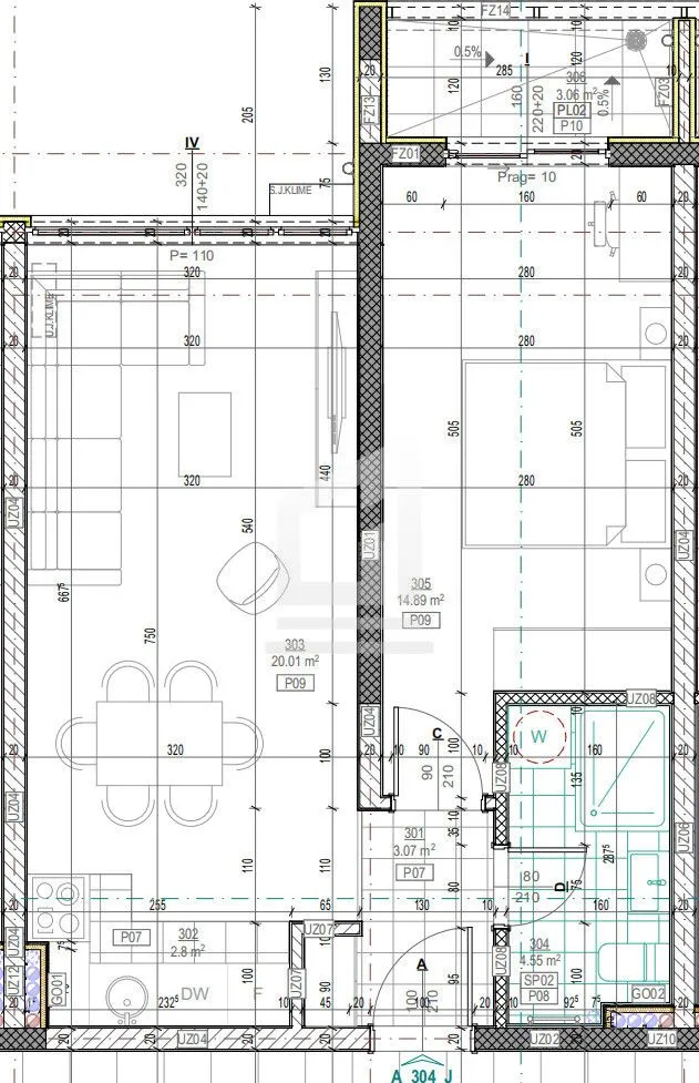 Prodaja, stan, 48m², Zabjelo, Podgorica