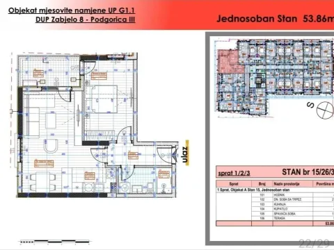 Sale, one bedroom apartment, 49m², Zabjelo, Podgorica - image 20