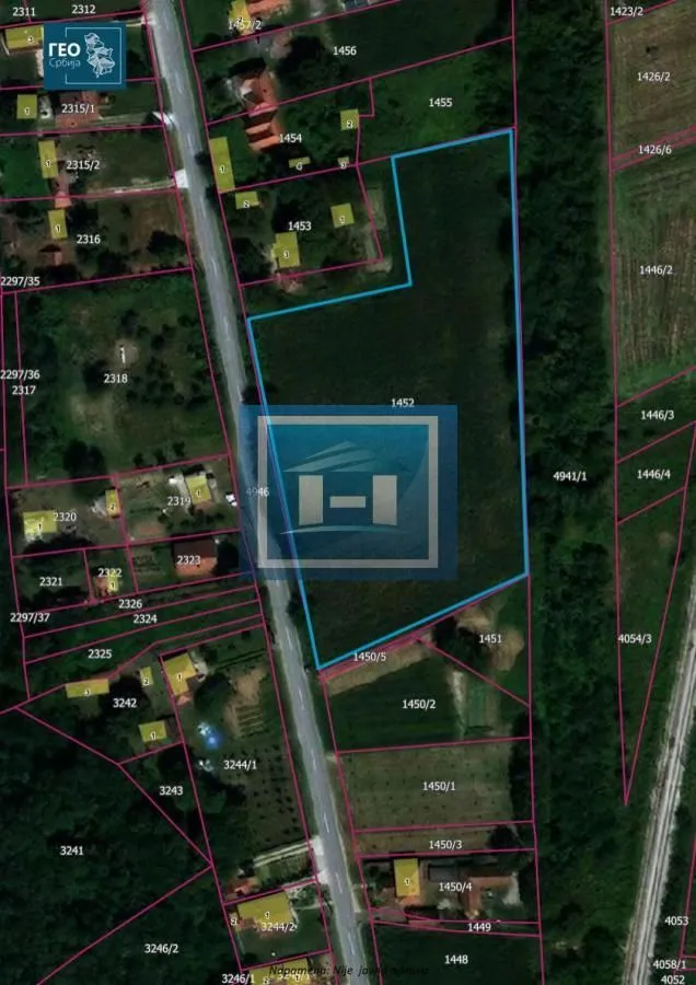 Prodaja, plac, 9000m², Miloševo, Jagodina