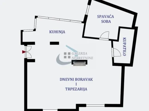 Sale, two bedroom apartment, 86m², Kalenić Pijaca, Vračar Sve Podlokacije - image 5