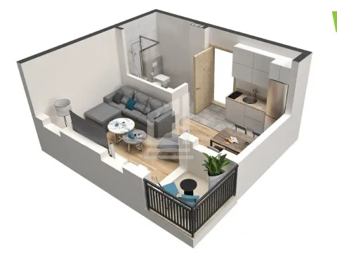 Prodaja, jednosoban stan, 37m², Bijela, Herceg Novi - image 3