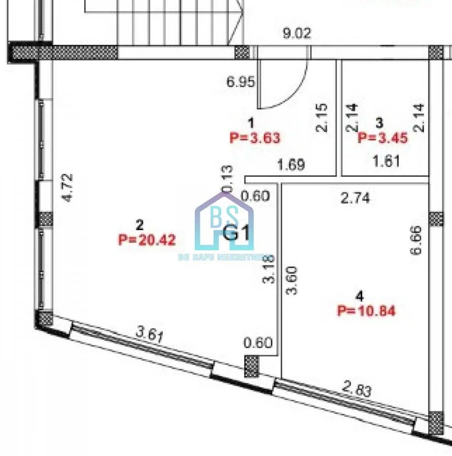 Prodaja, jednosoban stan, 38m², Adice, Novi Sad Sve Podlokacije