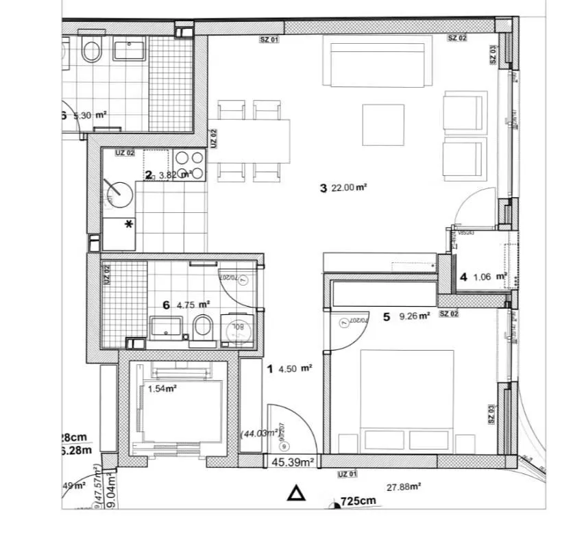 Prodaja, dvosoban stan, 49m², Novi Sad Sve Podlokacije, Novi Sad
