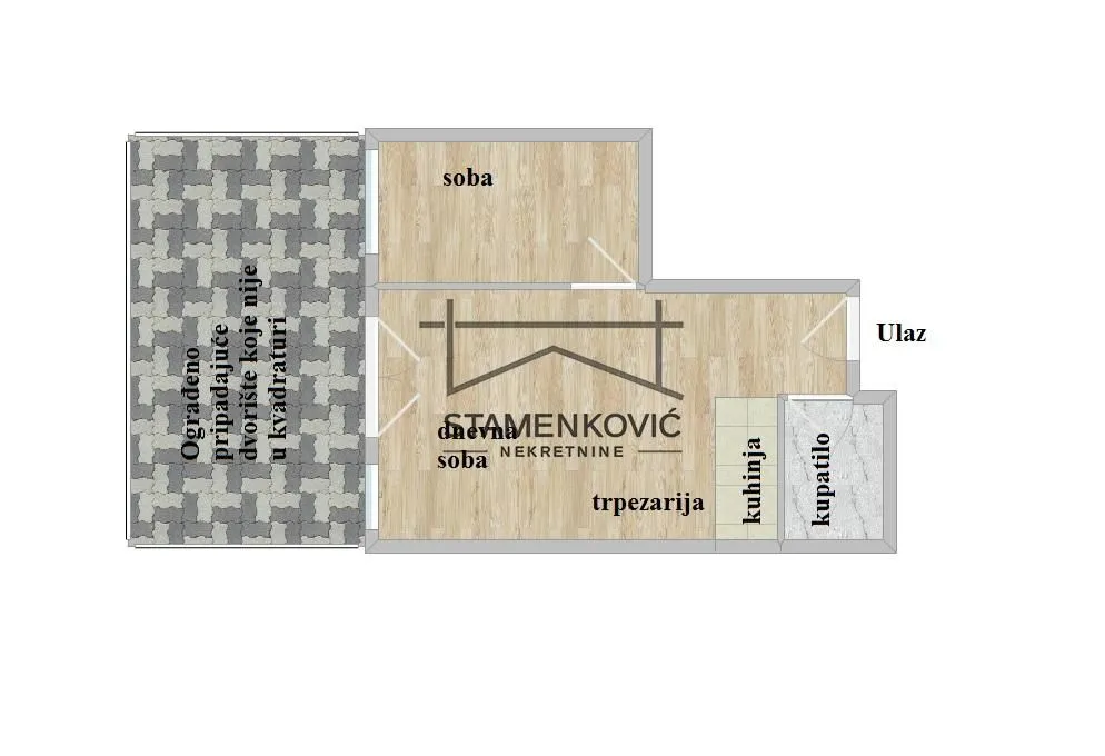 Sale, one bedroom apartment, 38m², Klisa, Novi Sad Sve Podlokacije