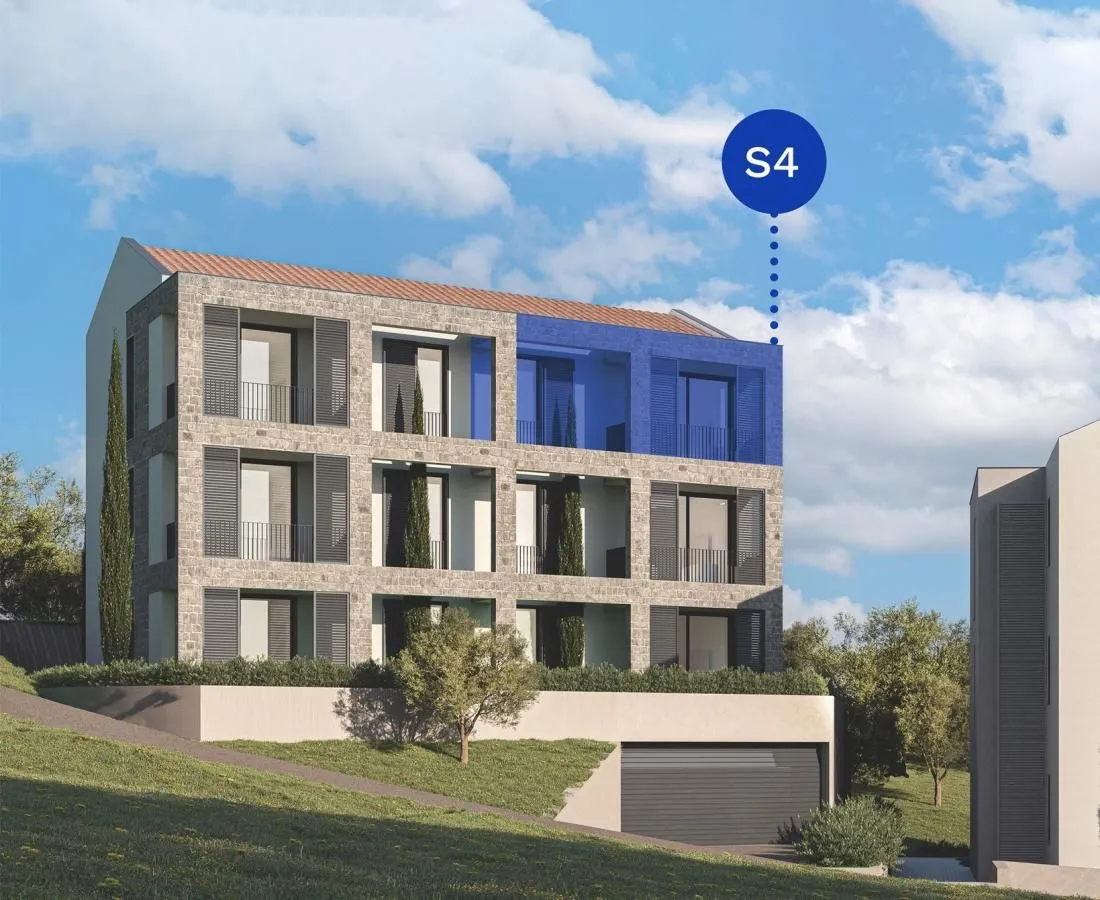 Prodaja, jednosoban stan, 49m², Donja Lastva, Tivat