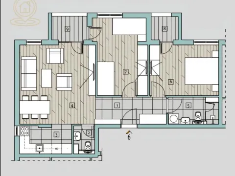 Prodaja, trosoban stan, 70m², Medijana, Niš - image 9