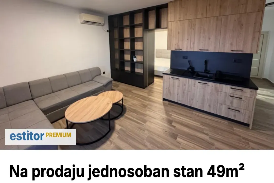 Prodaja, jednosoban stan, 49m², Budva, Crna Gora