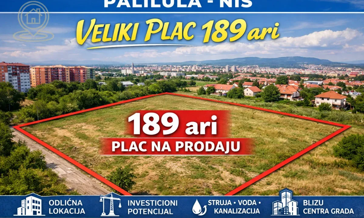 Sale, land lot, 18900m², Palilula, Niš