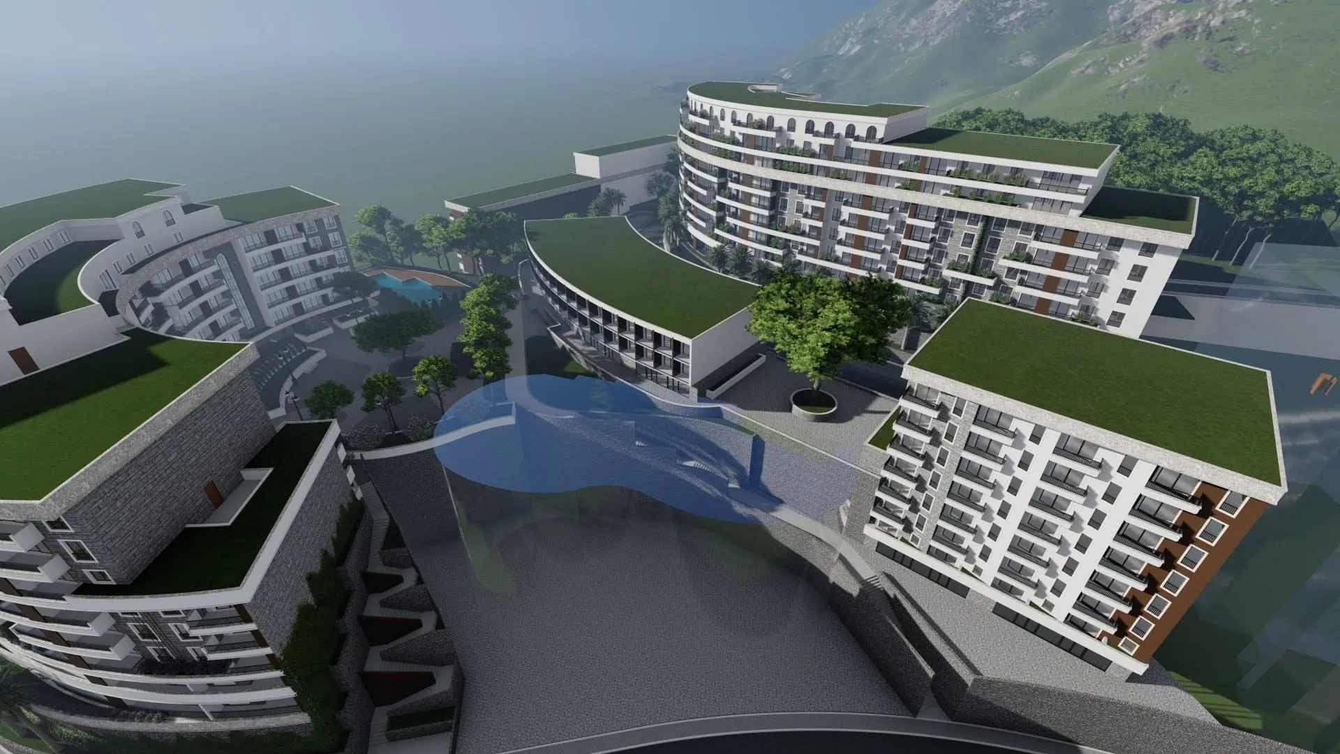 Sale, two bedroom apartment, 42m², Bečići, Budva